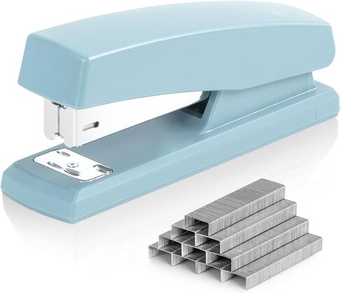 Deli Stapler, Desktop Staplers with 640 Staples, Office Stapler, 25 Sheet Capacity, White in Saudi Arabia