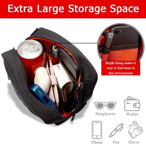 WOWTK دراجة نارية حقيبة مقود الدراجة أداة حقيبة العالمي شوكة حقيبة سيسي بار ودراجة ملحق ل كروزر سوفتيل داينا سبورتسترز in Kuwait