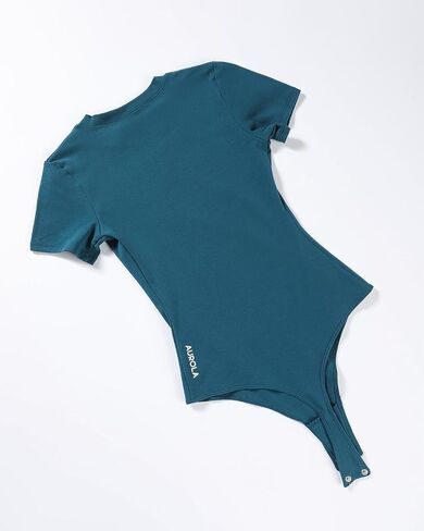 AUROLA Everyday Crew Neck Bodysuits Shirts,Going Out Short Sleeve Casual Basic Stretchy Fashion One Piece in Saudi Arabia