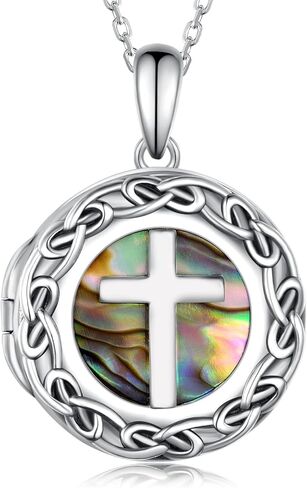 Locket Necklace That Holds Pictures 925 Sterling Silver Locket Necklace Photo Keep Memory Locket Pendant Necklace Jewelry Gifts for Women in Saudi Arabia