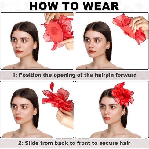 قبعة وقفازات Fascinators للنساء، قبعة حفلات الشاي ذات الريش الزهري مع قفازات قصيرة من الدانتيل مجموعة قبعة ديربي رقيقة لحفلات الزفاف in Saudi Arabia
