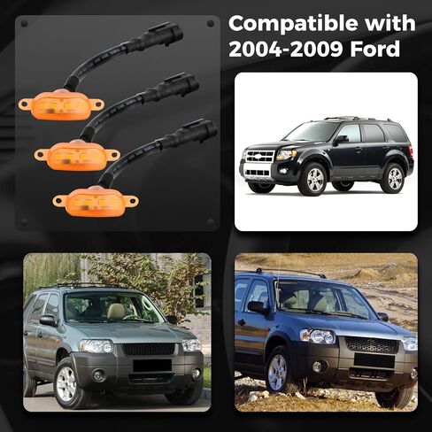 3 قطع من مصابيح الشبكة الأمامية العنبر مصابيح LED مصابيح رابتور مع مصهر لفورد F150 رابتور 2004-2019 متوافقة مع شبكات ما بعد البيع طراز رام 1500 رابتور 2013-2018 in Kuwait