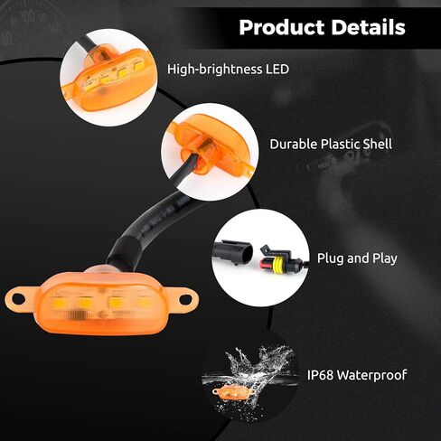 3 قطع من مصابيح الشبكة الأمامية العنبر مصابيح LED مصابيح رابتور مع مصهر لفورد F150 رابتور 2004-2019 متوافقة مع شبكات ما بعد البيع طراز رام 1500 رابتور 2013-2018 in Kuwait