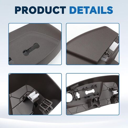 لوحة حافة مفتاح مقعد السائق الأيسر متوافقة مع شيفروليه ماليبو 2013-2016 غطاء إطار مفتاح ضبط المقعد الأسود يحل محل 22753131 in Kuwait