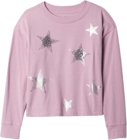 GAP Girls' Long Sleeve Elevated Graphic in Saudi Arabia