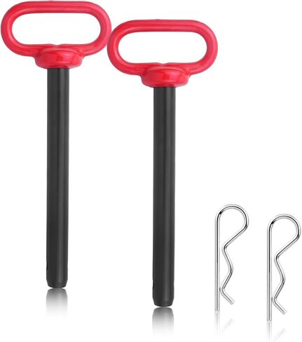 2 قطعة دبوس ربط، 3/4 × 6-1/2 بوصة دبوس وصلة سحب الجرار ومشبك دبوس بوابة المقطورة، دبابيس وصلة مقطورة جزازة العشب شديدة التحمل للمقطورة والقارب والسيارة والمركبات الترفيهية والشاحنة (3/4 × 6-1) /2 بوصة) in Kuwait