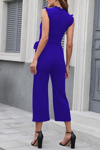 MOONCOLOUR Womens Jumpsuits Casual Summer Dressy Romper Sleeveless Wide Leg Long Pants Outfits Fashion Travel Clothes in Saudi Arabia