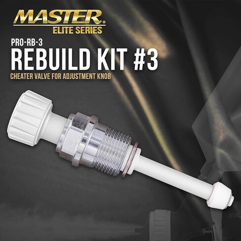 مجموعة إعادة بناء مسدس الرش HVLP من سلسلة Master Elite PRO-44 #1 - إصلاح وصيانة جميع مسدسات الرش Master Elite 44 HVLP - تحتوي على أجزاء رأس الرش، والأختام، والحاجز، والربيع، ومحور الزناد، والمشابك in Kuwait