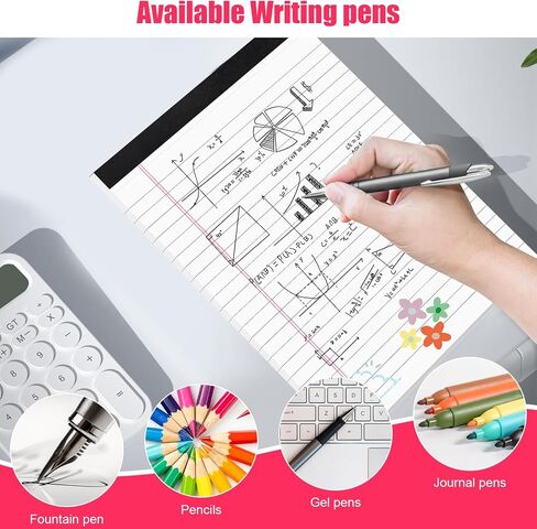 LOKIPA 6PCS Lined Notepads Legal Pads, 50 Sheets 5 X 8 Small Pads of Paper Lined Writing Note Pads for School Office and Home in Saudi Arabia