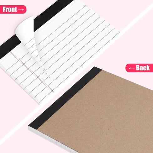 LOKIPA 6PCS Lined Notepads Legal Pads, 50 Sheets 5 X 8 Small Pads of Paper Lined Writing Note Pads for School Office and Home in Saudi Arabia