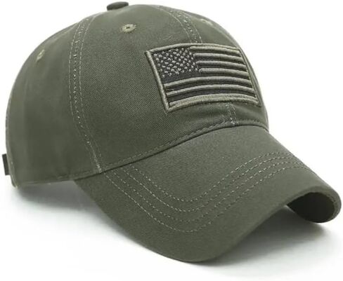 American Flag Embroidered Baseball Cap. Low Profile Baseball Hat,Visor, Adjustable, Adult, Men, Women, Unisex in Saudi Arabia