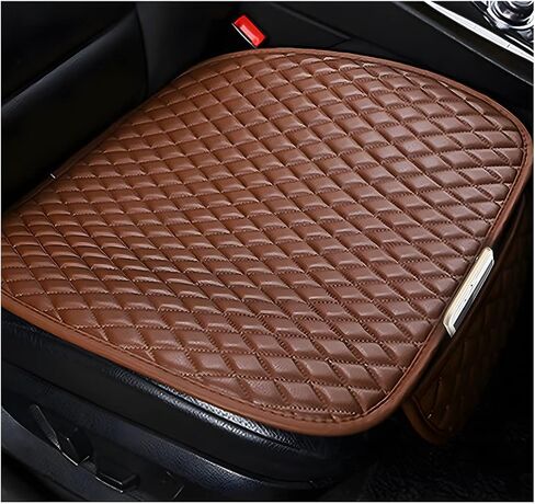 Moly Magnolia Leather Car Seat Cover/Protector, Car Seat Cushion, Comfortable, Compatible with 90% Vehicles, Cars, SUVs, Car Interior Accessories for Men and Women (Coffee) in Saudi Arabia