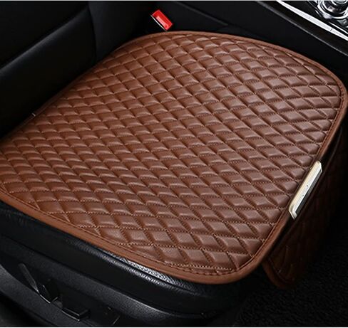 Moly Magnolia Leather Car Seat Cover/Protector, Car Seat Cushion, Comfortable, Compatible with 90% Vehicles, Cars, SUVs, Car Interior Accessories for Men and Women (Coffee) in Saudi Arabia