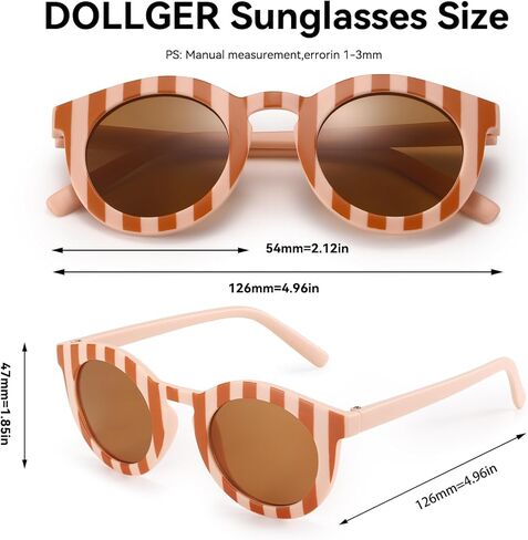 Kids Flower Sunglasses for Girls daisy Round Flower Glasses for Toddler Sun Glasses for Baby Age 2-4 Little Girls Age 10-12 in Kuwait