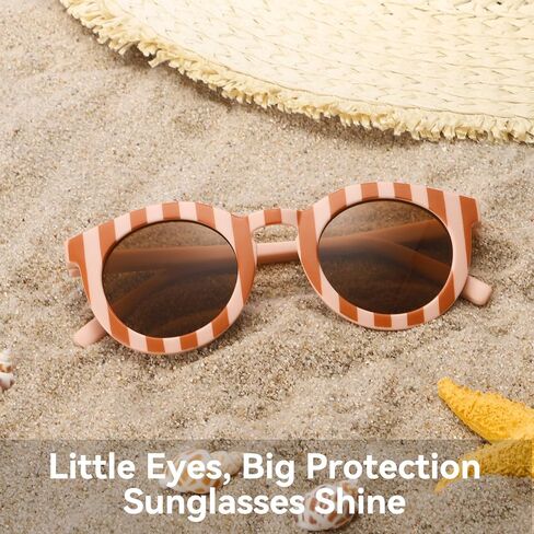 Kids Flower Sunglasses for Girls daisy Round Flower Glasses for Toddler Sun Glasses for Baby Age 2-4 Little Girls Age 10-12 in Kuwait