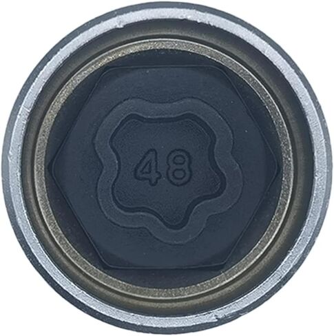 Chrome Steel Wheel Lock Lugnut Anti-Theft Lug Nut Screw Removal Socket Key Compatible for Bmw Vehicles (50) in Saudi Arabia