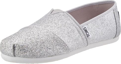 TOMS Womens Alpargata Slip On Flats Casual - Blue in Saudi Arabia