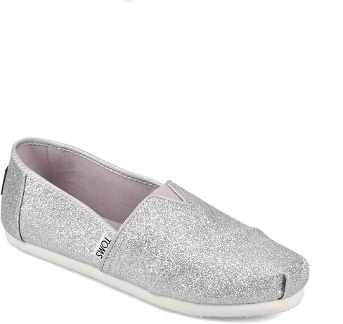 TOMS Womens Alpargata Slip On Flats Casual - Blue in Saudi Arabia