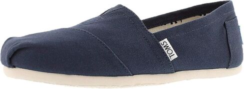 TOMS Womens Alpargata Slip On Flats Casual - Blue in Saudi Arabia