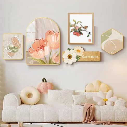 M MISS.MISY Framed Wall Art Home Decor Classical watercolor Painting Paper Prints Wall Decorations Home Office Decor 8x10in/20x25cm Blue mountain in Saudi Arabia
