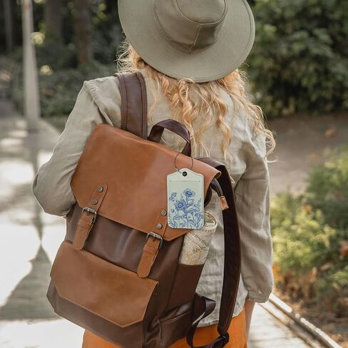 Beach Luggage Tag, Trendy Sea Aura Luggage Tags for Suitcases, Beach Vacation Gifts, Beach Lover Gifts, Privacy Protection PU Leather Travel Name Tags Identifiers for Luggage in Kuwait