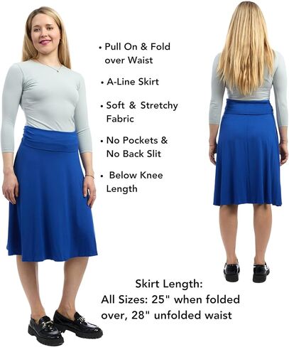 ESTEEZ Women's A-Line Skirt - Modest - Knee Length - Playa in Kuwait