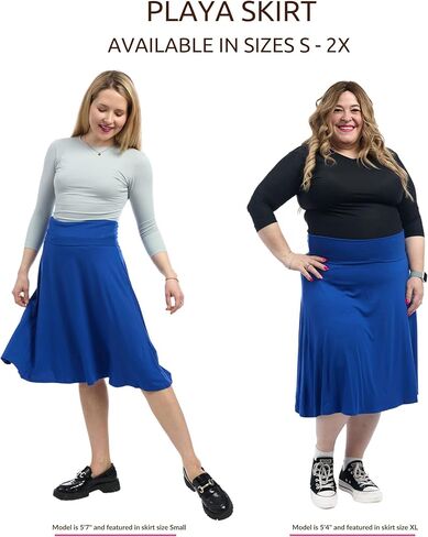 ESTEEZ Women's A-Line Skirt - Modest - Knee Length - Playa in Kuwait