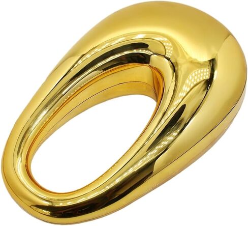 Women Acrylic Clutch Purse Egg Shape Evening Bag Metallic Top Handle Handbag Mirror Shoulder Bag for Wedding Party in Saudi Arabia
