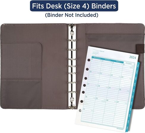 AT-A-GLANCE 2025 Planner Refill, Weekly & Monthly, 5-1/2" x 8-1/2", Desk Size, Loose-Leaf, Seascapes (381-285Y-25) in Saudi Arabia