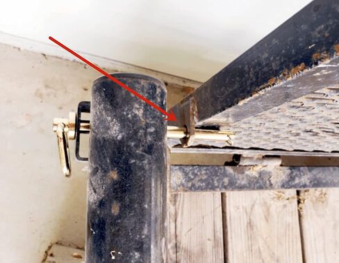 1Set Heavy Duty Steel Hitch Pin with Chain and Linchpin for Secure Mounting of Hitches and Axles (3/4" Dia x 6 1/4inch Long) in Saudi Arabia
