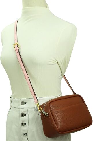 ZANQANO Leather Purse Strap Replacement Crossbody Bag Handbag Adjustable Long in Saudi Arabia