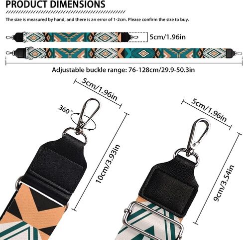 Cow Spots Wide Purse Strap Replacement, Milk Cows Skin Purse Straps Crossbody Bags, Brown for Tote Canvas Bag Handbag in Kuwait
