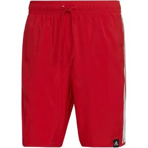 adidas Men's Classic-Length 3-Stripes Swim Shorts