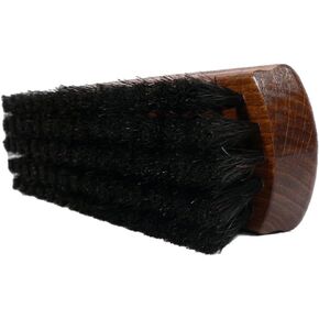 VALENTINO GAREMI Classic Shoe Shine Brush- Leather Footwear Polish Horse Hair Brush- Made in Germany