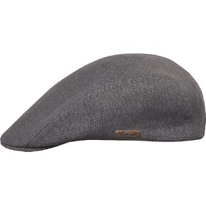 Sterkowski Gecko Cap | 100% Linen Flat Cap for Men and Women | Breathable Summer Ivy League Cap Without Lining