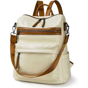 حقيبة ظهر نسائية من CASEEK، حقيبة ظهر جلدية، تصميم متعدد الأغراض، حقيبة ظهر قابلة للتحويل، محفظة عصرية للسفر، حقيبة ظهر جلدية للنساء، كتف يومي كاجوال in Kuwait