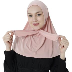 istanbul styles Premium Muslim Hijab for Women - Elegant Scarf - Stretchable Durable Instant Wear, Smart Hijab Close Easily