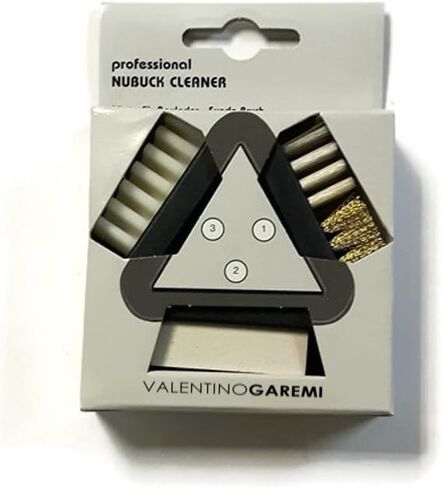 Valentino Garemi Cleaning Suede Brush - 3 Way Remover - Shoes, Boots, Couch, Purse, Bags, Jackets, Seats, Furniture in Kuwait