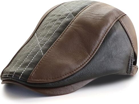 قبعة Aivtalk للرجال من Newsboy Beret قبعة كابي كابي قابلة للتعديل للقيادة بشكل مسطح Ivy in Kuwait