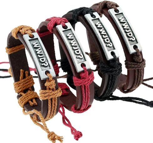 WWJD Bracelets for Teen Girls Colorful Beaded Bracelets for Women What Would Jesus D Bracelets Layered Letter Bracelets Inspirational Religious Reminder Jewelry Gift for Her in Saudi Arabia