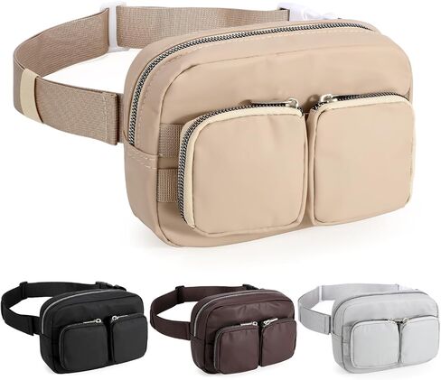 JASGOOD Women Small Crossbody Bags Fashion Designer Waist Purse Mini Sling Fanny Chest Pack Black in Saudi Arabia
