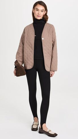 DONNI. Women's Rib Stirrup Leggings in Saudi Arabia