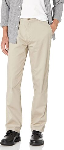 IZOD Men's Classic Fit Flat Front Twill Pant in Saudi Arabia