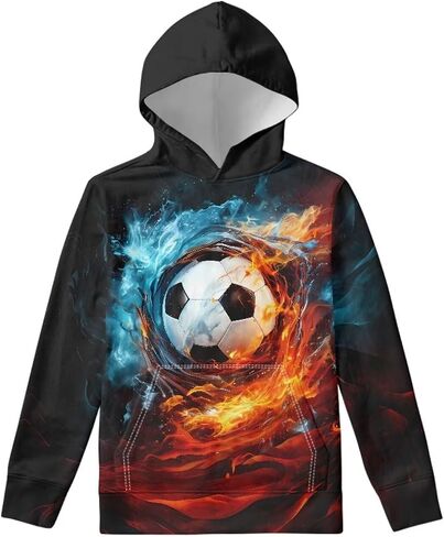ZFRXIGN Hoodies Youth for Girls Boys Kids 6-16 Years Long Sleeve Hooded Sweatshirt with Pockets Teenage in Saudi Arabia