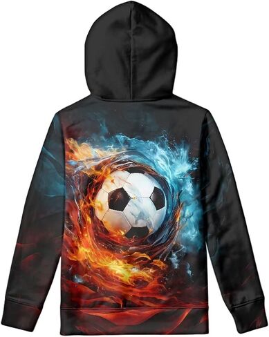 ZFRXIGN Hoodies Youth for Girls Boys Kids 6-16 Years Long Sleeve Hooded Sweatshirt with Pockets Teenage in Saudi Arabia