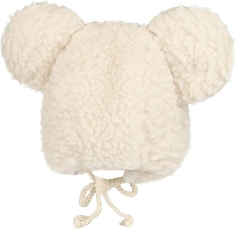 WXOIEOD Women Plush Bear Hat, Super Soft Warm Hat with Big Ear Flaps, Cute Winter Warm Floppy Ear Beanie Cap for Unisex Adults Girls Halloween Cosplay Christmas Party Beige, Beige, One size in Saudi Arabia