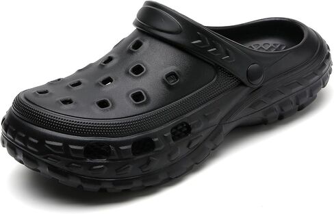 Men's and Women's Garden Shoes Slip-on Clogs Water Beach Pool Sandals with Adjustable Heel Strap Outdoor Casual Slippers in Saudi Arabia