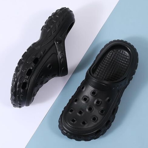 Men's and Women's Garden Shoes Slip-on Clogs Water Beach Pool Sandals with Adjustable Heel Strap Outdoor Casual Slippers in Saudi Arabia