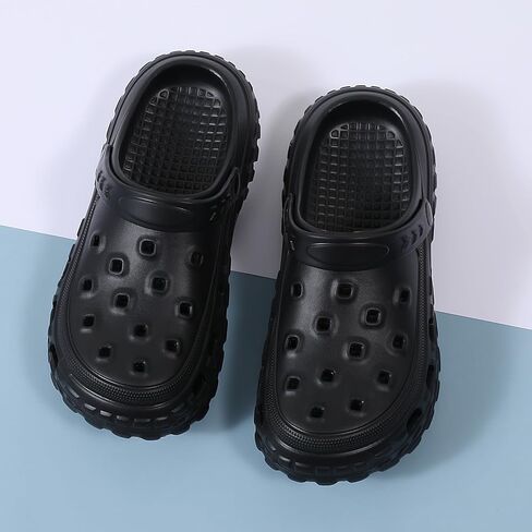 Men's and Women's Garden Shoes Slip-on Clogs Water Beach Pool Sandals with Adjustable Heel Strap Outdoor Casual Slippers in Saudi Arabia