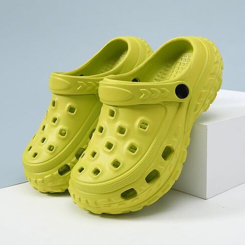 Men's and Women's Garden Shoes Slip-on Clogs Water Beach Pool Sandals with Adjustable Heel Strap Outdoor Casual Slippers in Saudi Arabia